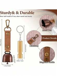 2pcs/Set Peluit Lonceng Beruang Keras, Lonceng Beruang Senyap Magnetik, Peluit Darurat untuk Mendaki, Berkemah, Memancing, Berperahu, dan Mendaki Gunung - MultiWarna - View 10