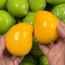 Balle anti-stress en mangue douce faite à la main, jouet fidget, balle à presser moelleuse avec remplissage en bloc rond, gadget anti-stress ASMR pour adultes, décoration de bureau, outil de soulagement du stress - Multicolore - Voir 2