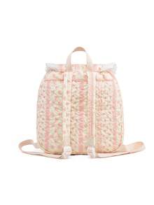 LECEY Large-Capacity Stylish Versatile Canvas Backpack - Pink - View 4