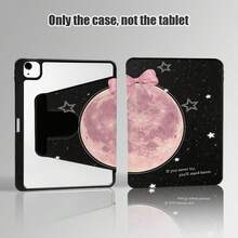 1件翻蓋式桌面保護殼，附筆槽，粉色星球與星星、蝴蝶結圖案，360°旋轉支架，內建筆槽，PU皮革保護殼附支架，自動休眠/喚醒功能，相容於 Honor 8/9/10, Honor X8/X8A/X9/X8Pro/X9Pro/X9A/V8 Pro/GT 11.5inch, Matepad Pro/Matepad SE 11/Matepad 11, , , Apple 10th Gen/ 11 2025 (A16), A9/A9+/A11/S11/S10 FE+ 及其他熱門機型 - 款式2 - 查看 8