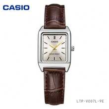 Casio Jam Tangan Wanita Rench Retro Warna Emas Champagne Bentuk Persegi Kecil, Tali Kulit, Tahan Air 30m, Jam Tangan Quartz, Gaya untuk Perjalanan Sehari-hari - Satu-Ukuran - View 11