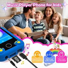 Rechargeable Kids Toy Phone, 2.8 Inch Touch Screen, Dual Camera, Boys And Girls Daily Play Toy - Multicolor - View 8