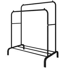 Heavy Duty Double Clothes Rail – Hanging Rack Garment Display Stand With Shoe Storage For Home & Retail - View 8
