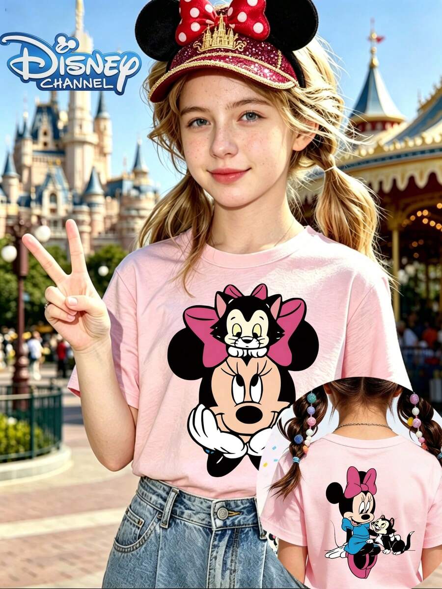 Disney Teen Girls T-Shirts - Pink - View 1