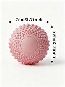 Multifunctional Spiky Surface Trigger Point Massage Ball, Durable Tension Relief Roller, Portable Magnetic Therapy Tool For Fitness Enthusiasts, Suitable For Pre-Workout Warm-Up, 7cm Hard TPE, Applicable For Neck, Back, Hands, Feet, Fitness Yoga Recovery, Home Workout - Multicolor - View 9