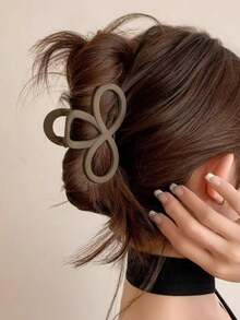 3pcs Solid Color Casual ABS Plastic (ABS Resin) Bow-Shaped Hair Claw Elegant Cute Minimalist Fashion Street Casual Vintage Palace Style Minimalist Style Outfit Matching Suitable For Women Daily Hair Styling Decoration Makeup Bathing Commuting Travel Vacation Hair Clip Shark Clip Hair Accessory Headband All Seasons - Multicolor - View 1