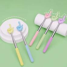1pc Telescopic Double-Finger Pointer, Teaching Pointer, Multiple Colors Available, Teacher Teaching Assistant Pointer, Suitable For Easter And Children's Day - Multiple Colors and Random Styles - View 1