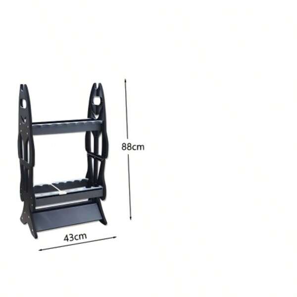 Detachable Fishing Rod Display Rack, Display Stand, Landing Net Rod Storage Rack, Plastic Fishing Rod Holder, Fish-Shaped Display Stand