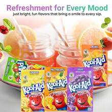 Kool-Aid Aid Packets Ultimate Variety (18 Falvors, 36 Packets) - Drink Mix - Includes Cherry, Grape, Lemonade, Mixed Berry, Strawberry, Tropical Punch And More PLUS 5 STICKERS By D.F. LUXURY - 36 - View 3
