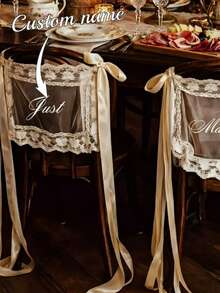 Customized Wedding Handkerchiefs, A Perfect Gift For The Bride On Her Wedding Day To Wipe Away Tears Of Joy.Hen Parties And Graduation Gifts. - Multicolor - View 6
