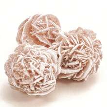1/2/3/5pcs Natural Desert White Rose Raw Stone, Gypsum Type Natural Raw Stone, DIY Jewelry, Indoor Decor Stone, Aromatherapy Diffuser Stone Crystal, Premium Jewelry Decoration Sample, Bring Good Luck, Meditation Chakra Yoga Crystal, Best Holiday Gift - Natural Desert White Rose Gemstone - View 2
