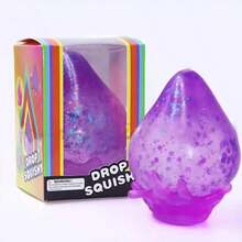 Cross-Border Hot-Selling Glitter Dreamy Water Drop Aurora Maltose Squeeze Stress Relief Cube Grip Venting Toy - Multicolor - View 9