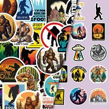 50pcs Big Foot Graffiti Cartoon Adventure Camping Creative Personalized Niche Decor Pegboard Phone Case DIY Stickers - Bigfoot - 1871X - View 3