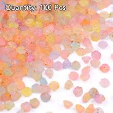 100顆 8mm 壓克力玫瑰花雙色散珠 DIY 手作珠飾配件材料 - diy玫瑰雙色珠 - 查看 17