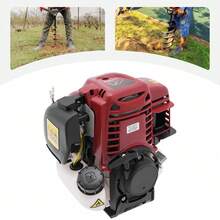 SENDERPICK 4-Stroke Engine Pull Start Gasoline Engine Single Cylinder 4-Stroke Engine - Red and Black - View 3