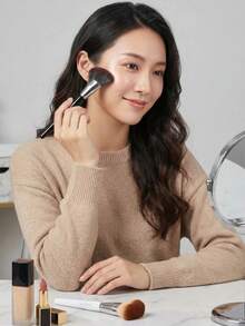 OEIEZ Soft Fluffy Contour Brush No Powder Wasting Face Sculpting Makeup Brush Daily Cosmetic Tool - Multicolor - View 8
