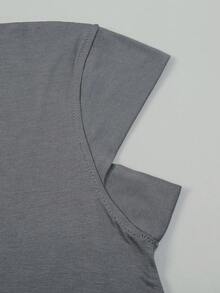 1PC Women's Fashion Solid Color Elastic Chin Strap Under Cap Head Scarf - 063-dark Gray - View 6