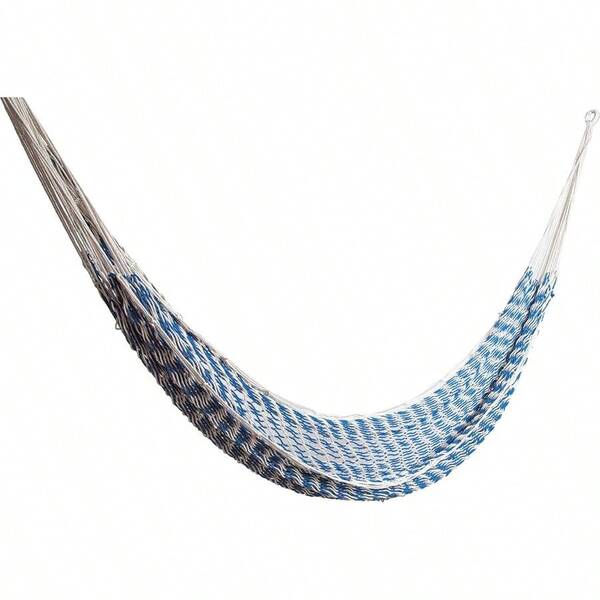 Hamaca 100% de Algodón Portátil Hamacas Ligeras Colgante para Jardin Camping terraza Soporte