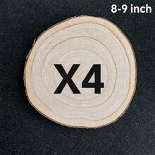 10Pcs Natural Wood Slices 12-13 Inch Rustic Paulownia Wood Rounds For Wedding Centerpieces, DIY Crafts, Home Decor, Party Table Decoration - A - View 9