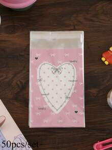 50pcs/Set Idol Photocard Protector Poca Card Sleeves Kawaii Print Card Holder Card DIY Candy Packaging School Stationary - Packaging Bags - View 8
