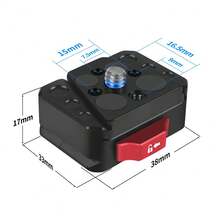 Monitor Quick Release Clamp Plate V Mount Mini Quick Release Board For SLR Camera Tripod Ball Head Monitor LED Light - View 9