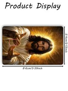 1入救贖之神信用卡保護貼卡套，Save & Bless God Bless You PVC材質防指紋耐用防刮耐磨貼皮，派對生日禮物，適用男女款，小晶片卡、銀行卡、信用卡、交通卡、房卡、學生校園卡個性化DIY，隱私保護 - 多色 - 查看 13