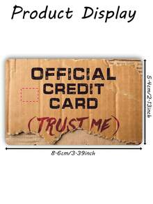 1pc Fun Official Credit Card Cover Sticker Protective Card Sleeve, Paper-Style PVC Material Anti-Fingerprint Durable Scratch-Resistant Wear-Resistant Skin, Party Birthday Gift, Suitable For Men And Women, Small Chip Cards, Bank Cards, Credit Cards, Transit Cards, Key Cards, Student Campus Cards Personalized DIY, Privacy Protection - Multicolor - View 13