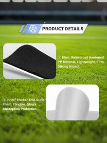 Soccer Shin Guards Mini Shin Pads For Women Men Hard Knee Pads In Gym Various Training And Competitions Outdoor Playground Activities Soccer Rugby Basketball Volleyball Team Sport Football Accessories Perfect World Cup Gift - Multicolor - View 5