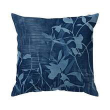 4pcs/1pc Blue Textured Abstract Pattern Pillow Covers, Without Inserts, Single-Sided Printed Pillow Covers, Suitable For Living Room Bedroom Home Decor, All Season Pillow Covers - Multicolor - View 11