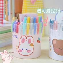 1 pieza Papelera de escritorio con tapa basculante multicolor, abre y cierra a prueba de polvo, compacta y ahorradora de espacio, adecuada para escritorio de oficina, dormitorio, almacenamiento de trozos de papel y artículos diversos, minimalista y versátil, artículo práctico de almacenamiento ordenado de escritorio, también adecuado como regalo. - Multicolor - Ver 4