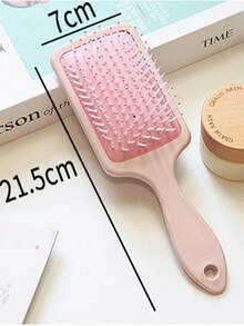 1 pièce Brosse à cheveux à coussin d'air imprimée papillon & fleur, peigne à dents larges mignon pour lissage et massage des cheveux pour femmes/étudiantes, accessoires pour cheveux - Multicolore - Voir 6
