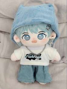 10cm/20cm Doll Clothes Suit Collection,Hip Hop Fashion Style Outfit Sets,Doll Clothing For Dressing Up,Cute Stuff,Clothes For Stuffed Animals Plushies,Party Favors,Birthday Gifts(Doll Not Included) - Multicolor - View 13