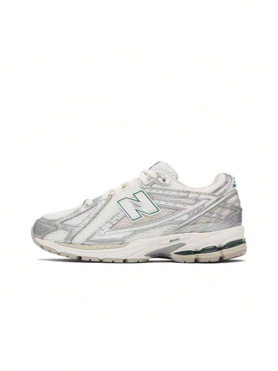 New Balance NB 1906R 布料與合成皮革 避震防滑 低筒休閒慢跑鞋 中性款 - 銀色 - 查看 1