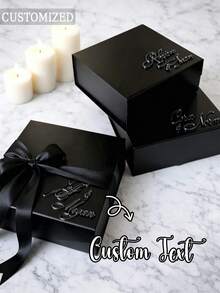 Personalized Custom Name Gift Box With Ribbon, Bridesmaid Invitation Gift Box, Gift For Her - Multicolor - View 2