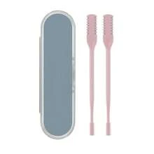 5件/4件/3件/2件/1件 facial 鼻毛修剪器（附收納盒），一次性鼻毛刮鬍刀便攜式手動鼻毛修剪套組，適合男女使用，360度旋轉鼻毛修剪器，復活節與母親節理想禮物，鼻部護理工具，2合1手動鼻毛修剪器，雙面鼻毛剪，鼻毛去除工具，便攜易用，不拉扯，男女通用理容工具，鼻腔與耳道清潔工具，便攜式除毛裝置，夏季旅行必需品，旅行 - 彩色 - 查看 18