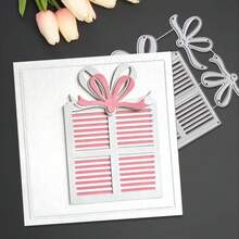 1pc Creativity Gift Metal Cutting Die For Scrapbooking And Crafting, Diy Embossing Template, Handmade Card And Gift Card Making Tool. - Multicolor - View 5