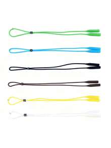 Cuerda antideslizante de silicona para gafas, hebilla ajustable, cuerda antideslizante para deportes de baloncesto, cuerda antideslizante para gafas, cuerda antidespérdicio para gafas, múltiples colores para elegir - Multicolor - Ver 4