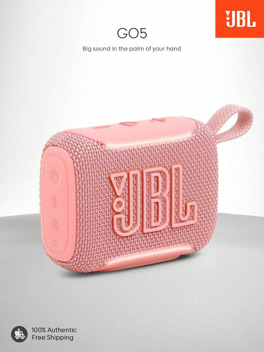JBL GO 5 超便攜 IP68 防水防塵藍牙喇叭，附氛圍燈環、USB-C 無損音訊、AirTouch 立體聲配對、Auracast、10 小時續航，適合旅行與戶外使用