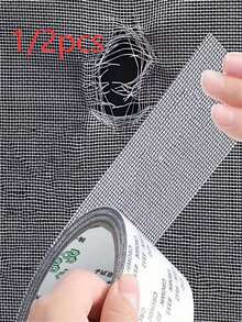 1pc Self-Adhesive Window Screen Repair Patch, Magic Mesh Hole Repair Tape, Waterproof Mosquito-Proof Window Screen Sticker, For Window And Door Screen Hole Repair - View 8