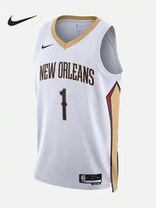 Nike 正品 2023 春季紐奧良鵜鶘隊男款運動球衣 DN2086-100 - DN2086-100 - 查看 2