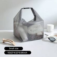 Waterproof Toiletry Bag, Highly Attractive Appearance, Stain-Resistant EVA Cosmetic Storage Bag, 1pc Crossbody Handbag - Multicolor - View 7