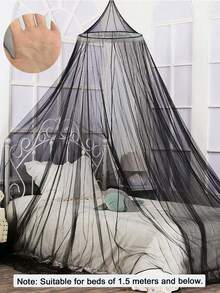 4-Post Bed Canopy, 4-Door Mosquito Net, Mosquito Net Bed Cover, Ceiling Hanging Mosquito Net, Round Dome Mosquito Net Single Door, Home Bedroom Palace Style Mesh Curtain, Mesh Bed Cover, Princess Bed Canopy Mosquito Net - Multicolor - View 17
