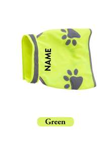 Custom Dog Safety Vest, Breathable And Comfortable Fabric, Reflective Dog Harness, Reflective Design Protects Dog's Safety At Night, Lightweight And Breathable Material, Hook And Loop Design For Easy On And Off, Suitable For Summer And Outdoor Scenarios, Multiple Sizes Fit Various Dog Body Types - Multicolor - View 7