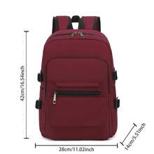 Stylish Waterproof Backpack Made Of Durable Material, Suitable For Daily Use, University And Hiking. - Blue - View 8