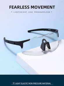 1 Pair Outdoor Sports Photochromic Glasses, Day And Night Use, Unisex Cycling Windproof And Dustproof - Multicolor - View 4