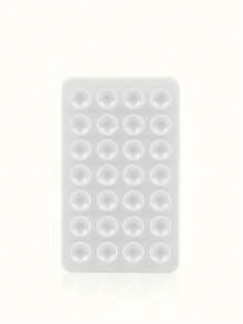 1 pièce Poignée de téléphone en silicone à double face, support de téléphone avec ventouse, support de téléphone adhésif mains libres, convient pour les selfies et les vidéos, support de téléphone avec prise pour les doigts, montable au mur, support de voiture, applicable pour la maison, le bureau, la salle de bain, la cuisine, facile à nettoyer, ne laisse pas de trace, doux au toucher, accessoire de téléphone réutilisable - Multicolore - Voir 11