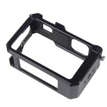 Jaula de cámara de aleación de aluminio, marco de protección con liberación rápida para disparo horizontal & vertical, compatible con cámara deportiva Action 5 Pro/4/3 - Ver 9