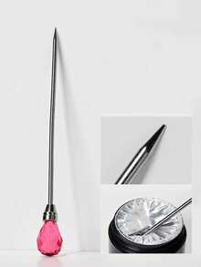 1PC Nail Art Mixing Stick Stirring Rod Powder Scoop Bubble Needle Nail Art Mixing And Coloring Tool Set - Multicolor - View 4