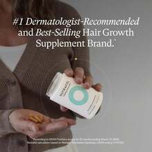 Nutricost Nutrafol Women's Balance Hair Growth Supplements, Ages 45 And Up, Clinically Tested For Visibly Thicker Hair And Scalp Coverage, Dermatologist Recommended - 1 Month Supply - 1 - 查看 3