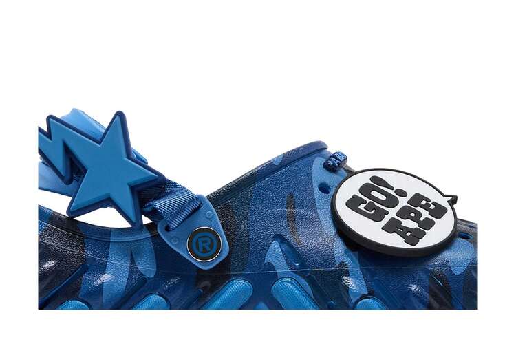 Crocs BAPE X Crocs Echo RO Clog 'Blue Camo' (Unisex) Navy/Multi